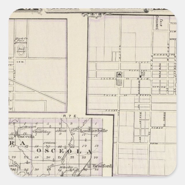 Adesivo Quadrado Mapa de Stark e parte oeste de Marshall (Frente)