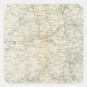 Adesivo Quadrado Mapa XVI do Gen