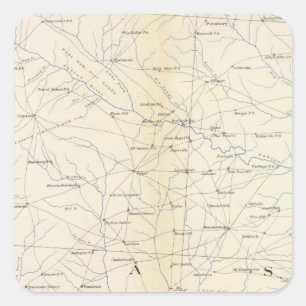 Adesivo Quadrado Mapa XXIII do Gen