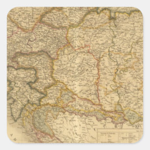 Adesivo Quadrado Mapas do Império