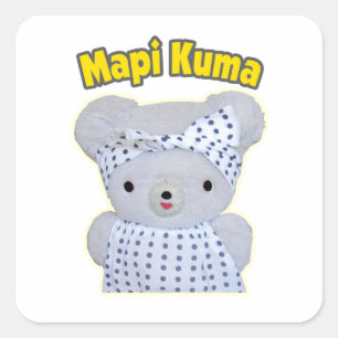 Adesivo Quadrado Mapi Kuma Stickers #1