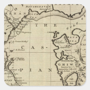 Adesivo Quadrado Mar Cáspio