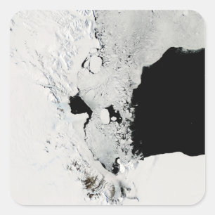 Adesivo Quadrado Mar de Ross, a Antártica