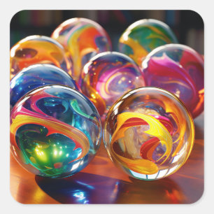 Adesivo Quadrado Maravilhas maravilhosas