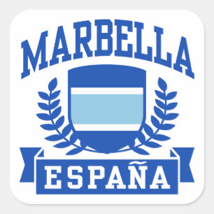 Adesivo Quadrado Marbella Espana