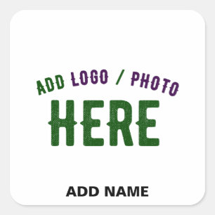 ADESIVO QUADRADO MARCA VERIFICADA BRANCA PERSONALIZÁVEL MODERNA