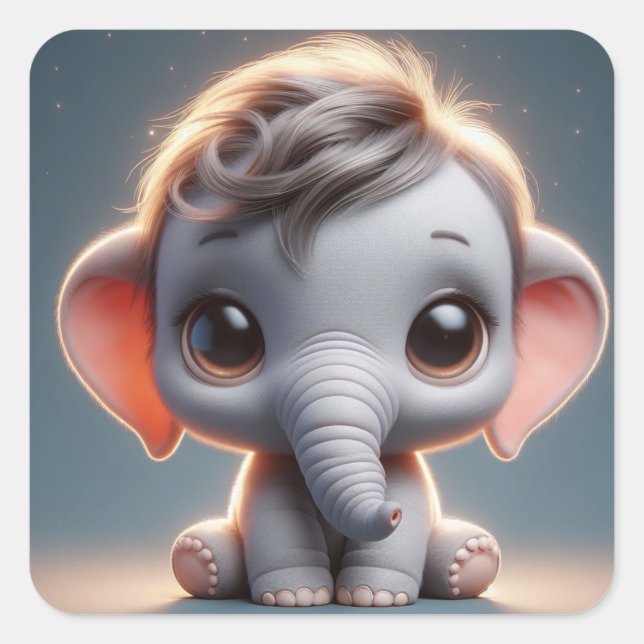 Adesivo Quadrado "Marcus" (Frente)