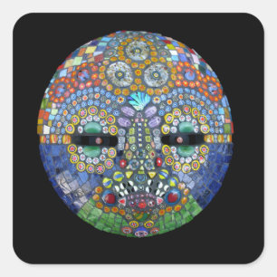 Adesivo Quadrado Marge Mosaic Mask