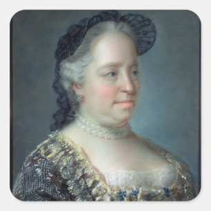 Adesivo Quadrado Maria Theresa, imperatriz de Áustria, 1762