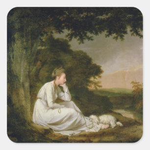 Adesivo Quadrado Maria, 'um Journey sentimental