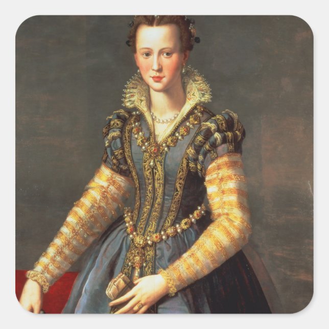 Adesivo Quadrado Marie de Medici, esposa de Henri IV, França (Frente)