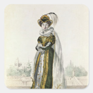 Adesivo Quadrado Marie Dorval em "Marion Delorme" pelo vencedor