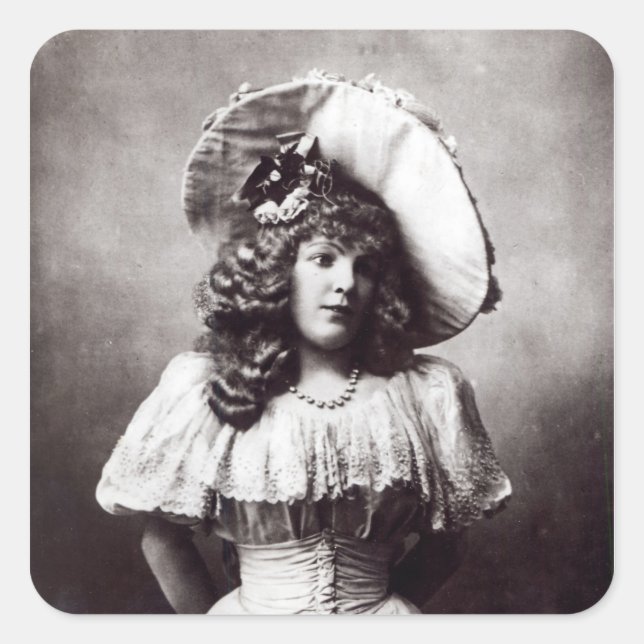 Adesivo Quadrado Marie Lloyd (Frente)