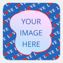 Marinho Azul AMOR Coração