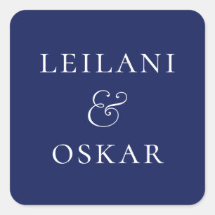 Adesivo Quadrado Marinho Azul Personalizado