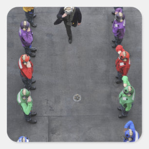 Adesivo Quadrado MARINHO dos EUA