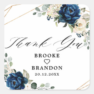 Adesivo Quadrado Marinho Dourado Champanhe Branco Casamento Geométr