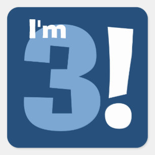 Adesivo Quadrado Marinho e azuis bebés conhecidos feitos sob