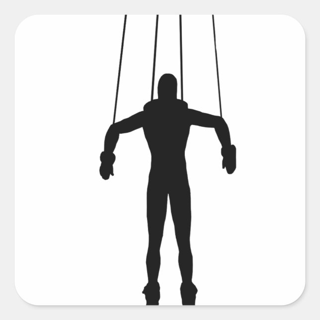 Adesivo Quadrado Marionette Puppet (Frente)