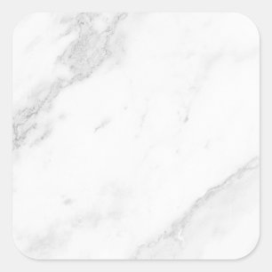 Adesivo Quadrado Mármore Branco