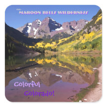 Maroon Bells Estilo de Vintage