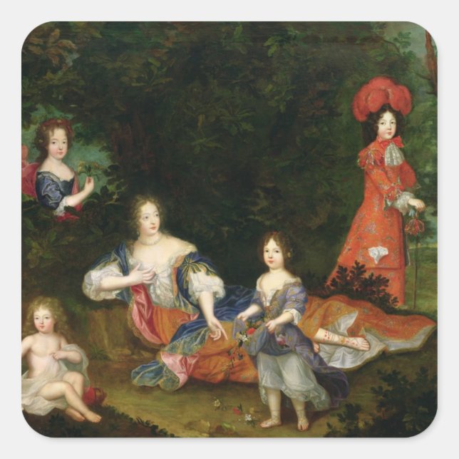 Adesivo Quadrado Marquise de Montespan (Frente)