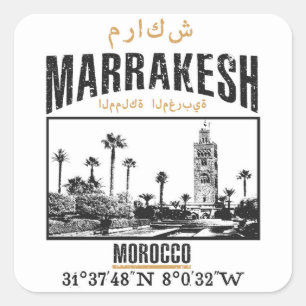 Adesivo Quadrado Marrakesh