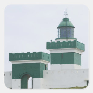 Adesivo Quadrado MARROCOS, Costa Atlântica, BEDDOUZA: Cabo Beddouza
