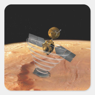Adesivo Quadrado Mars Reconnaissance Orbiter