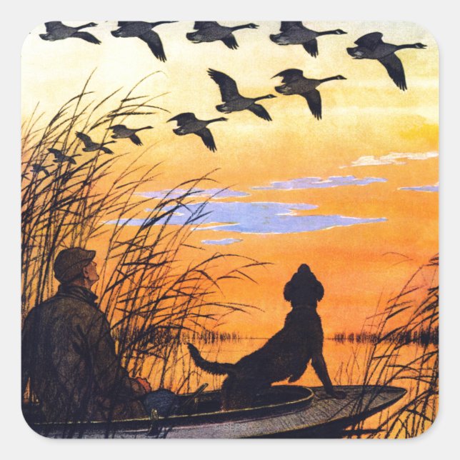 Adesivo Quadrado Marsh por Paul Bransom (Frente)