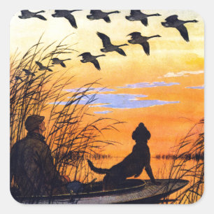 Adesivo Quadrado Marsh por Paul Bransom