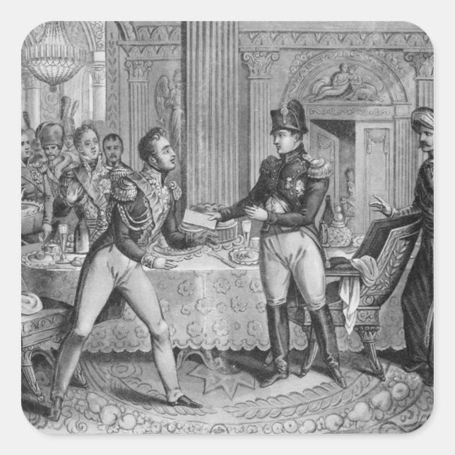 Adesivo Quadrado Marshal Pierre Francois Joseph Lefebvre (Frente)