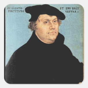 Adesivo Quadrado Martin Luther, c.1532