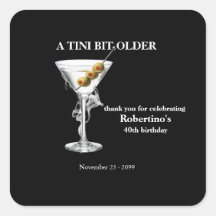 Martini Um Pouco Mais Velho de 40 Anos de Idade pa