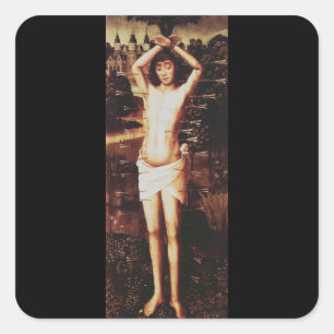 Adesivo Quadrado Martírio de Santo Sebastian