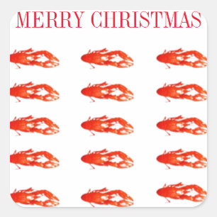 Adesivo Quadrado Maruca Merry Christmas