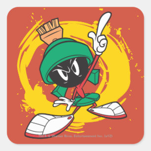 Adesivo Quadrado MARVIN, MARTIAN™, Apontando para cima