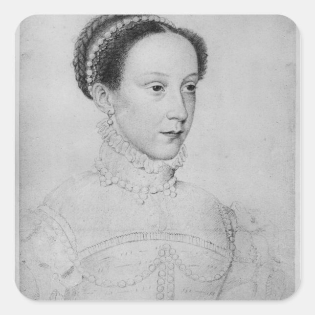 Adesivo Quadrado Mary Queen of Scots, 1559 (Frente)