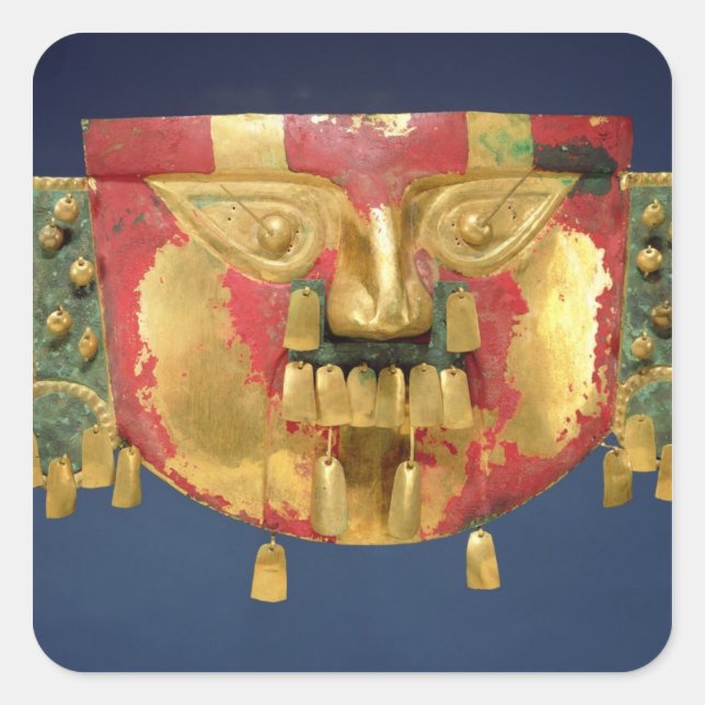 Adesivo Quadrado Máscara Inca (Frente)