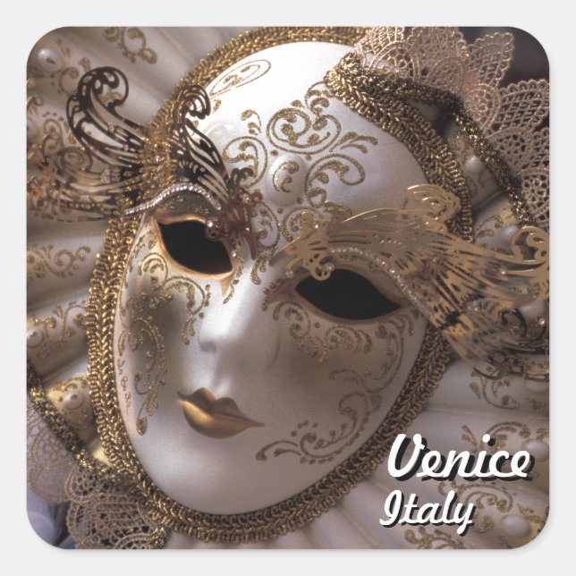 Adesivo Quadrado Mascarada (Frente)