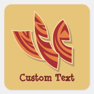 Adesivo Quadrado Máscaras Africanas