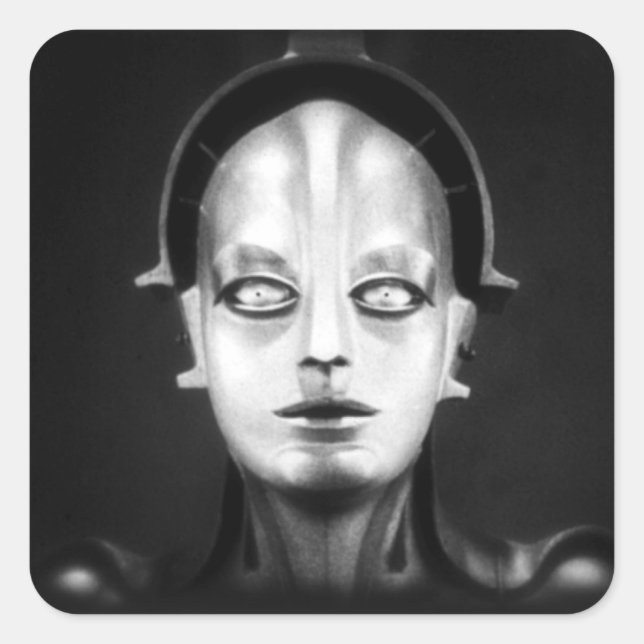 Adesivo Quadrado Maschinenmensch de Fritz Lang (Frente)