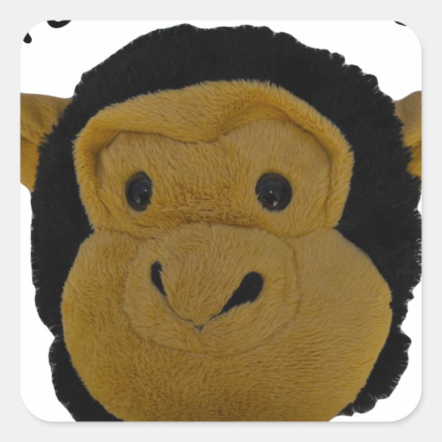 Adesivo Quadrado Mascot de Equipe (Frente)