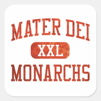 Adesivo Quadrado Mater Dei Monarchs, atletismo