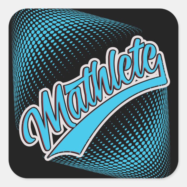 Adesivo Quadrado Mathlete (Frente)