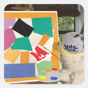 Adesivo Quadrado Matisse O Caracol em óleo por Danny Duck