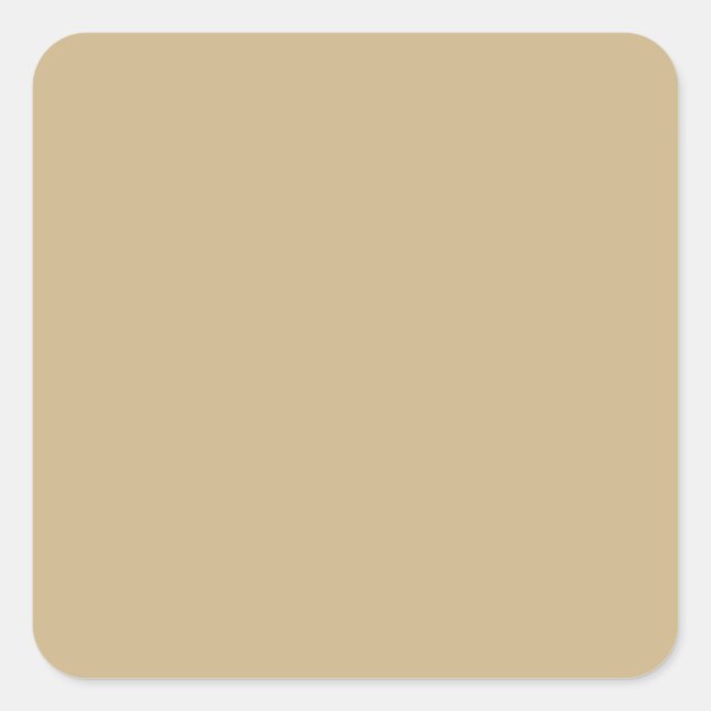 Adesivo Quadrado Matte Dourado (Frente)