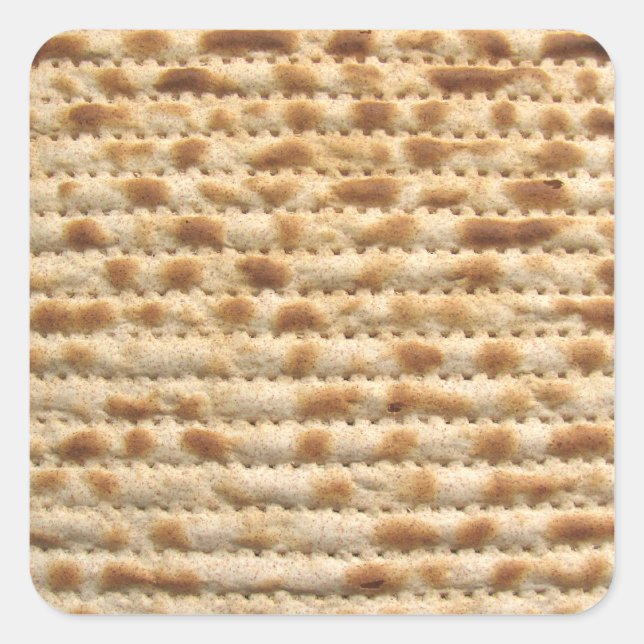 Adesivo Quadrado Matzah Biscuit (Frente)