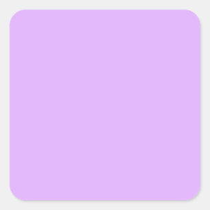 Adesivo Quadrado Mauve, violeta pálida código hex e0b0ff