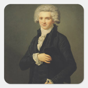 Adesivo Quadrado Maximiliano de Robespierre 1791